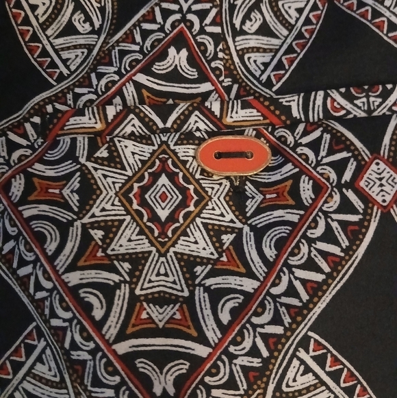 EP Pro Women's Golf Skort Skirt Geometric Multicolor Forbidden City Size 14.  FL - Picture 4 of 8